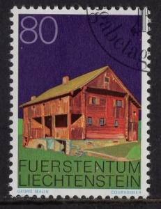 Liechtenstein   #644   1978  cancelled  buildings   80rp