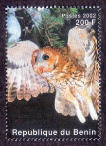 Benin 2002 Bird of Prey Owl 200F MNH (#03)