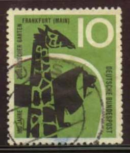 Germany ~ #784 ~ Giraffe & Lion ~ Used