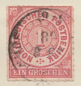 German States NORTH GERMAN CONFEDERATION 1868 1gr Used Stamp A29P39F37682-