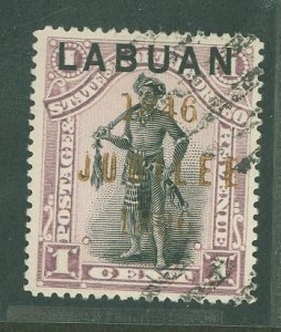 Labuan #66c Used Single