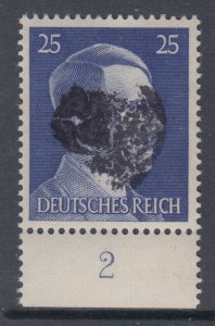 Germany Soviet Zone SBZ - LOCAL ROTSCHAU 25Pf HITLER head - Expertized Valicek