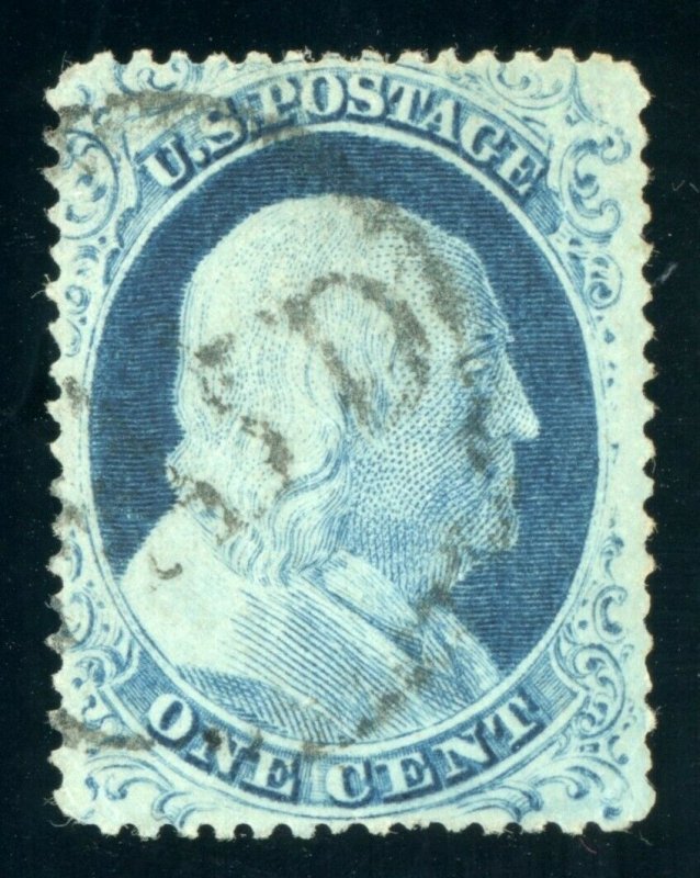 US Stamp #23 Franklin 1c - PSE Cert - USED - CV $575.00