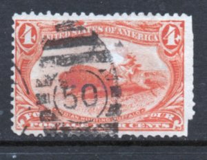 Scott #  287  used  DMAGED