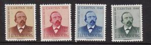 Luxembourg # B 147-150, Mint, hinged