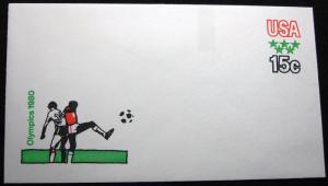 US #U596 Unused, Entire Envelope, Olympics, SCV $.70 L10