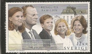 Sweden   Scott 2037   Royal Family      Used