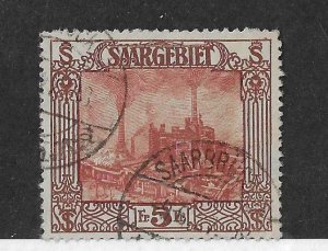 Saar Sc#116   5FR  used VF