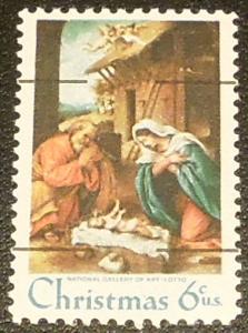 1968 6c Christmas Nativity Scott 1414a Mint NH