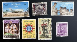 Iraq LOT #241,274,329,366,424,C14,O93 Used  + Several Type A25 Stamps Used