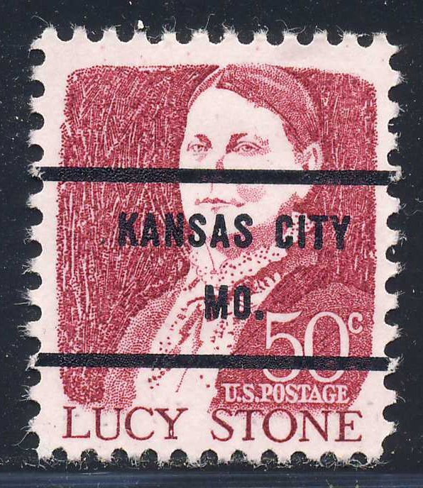 Kansas City MO, 1293-71 Bureau Precancel, 50¢ Stone