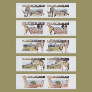 Namibia 2017 (Variety) Small Canines imperf pairs ––