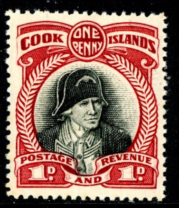 Cook Islands 1932 Captain Cook Scott #85b MNH K372  ⭐⭐⭐⭐⭐
