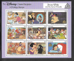 Grenada #1540 MNH Disney Classic Fairytales Souvenir Sheet. (12227)