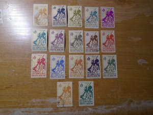 French  West Africa  # 17-19/22-35  used / glazed gum