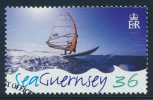 Guernsey  SG 1082  SC# 877  Sea windsurfer First Day issue cancel see scan