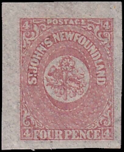 Newfoundland 1861 4d Issue Mint