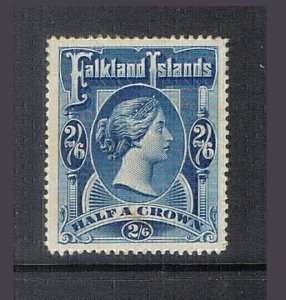 Falkland Islands 1898 QV 2s6 Sc 20 MH