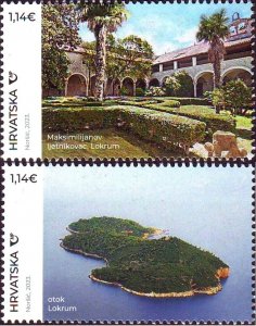 Croatia 2023 MNH Stamps Scott 1320-1321 Tourism Architecture Island