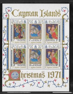 Cayman Islands #296 MNH Souvenir Sheet (12013)