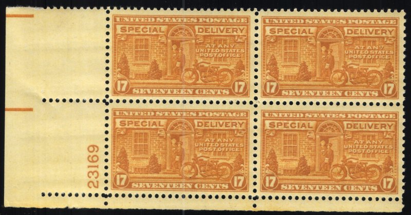 Scott #E18-E19 VF - Special Delivery - MNH - P# Block of 4 - 1944,51