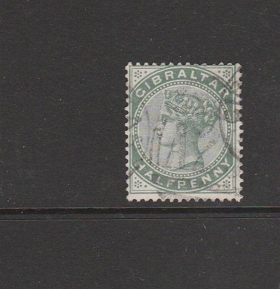 Gibraltar QV 1886/7 1/2d Used SG 8