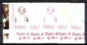 Somaliland 1999 Marilyn Monroe from Sights & Sounds o...