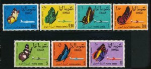 SOMALIA C75-C81 MINT NH BUTTERFLIES