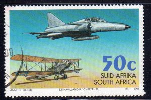 South Africa 906 - Used - 50c South African Air Force (1995) (cv $1.75) +