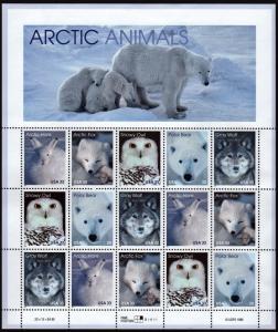 SC#3288-92 33¢ Arctic Animals Sheet of Fifteen (1999) MNH