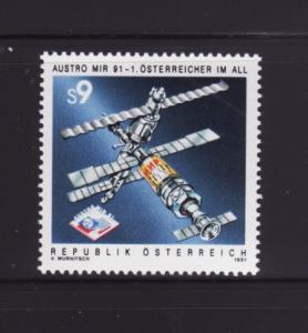 Austria 1547 Set MNH Space Satellite