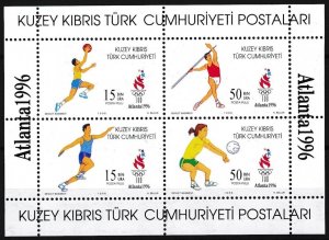 Northern Cyprus 1996 MNH Stamps Souvenir Sheet Scott 420 Sport Olympic Games