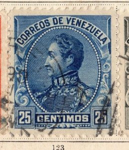 Venezuela 1899 Early Issue Fine Used 25c. 095980