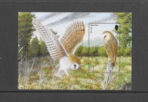 BIRDS - JERSEY #1003  BARN OWL    MNH