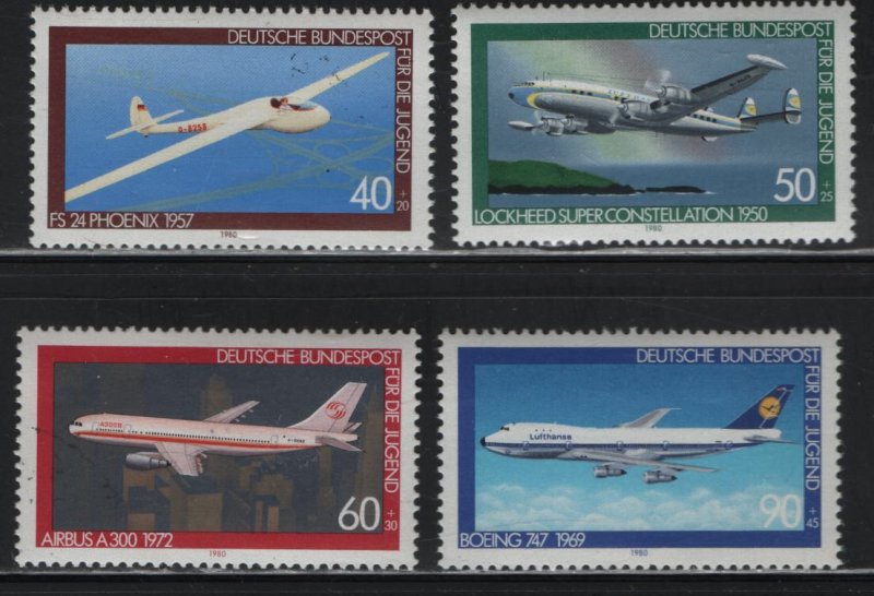 GERMANY  B570-B573  MNH SET