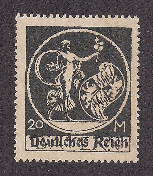 GERMAN STATES - BAVARIA SC# 275    FVF/MNG  1920