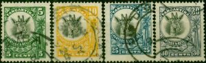 Tanganyika 1925 Colour Change Set of 4 SG89-92 Fine Used (2)