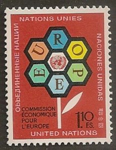 United Nations 27 Geneva Economic Commission for Europe single MNH 1972