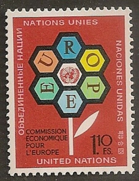 United Nations 27 Geneva Economic Commission for Europe single MNH 1972 