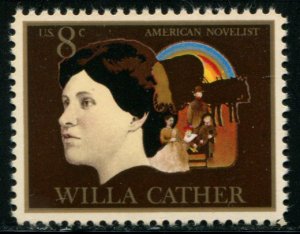 1487 US 8c Willa Cather, MNH
