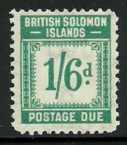 Album Treasures Solomon Islands Scott # J8 1sh 6p Shipping Due Mail Fresh VLH-