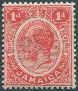 Jamaica 1916 1d scarlet SG58a unused