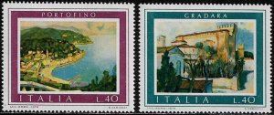 Italy #1153-4 MNH Set - Tourism - Scenic Views