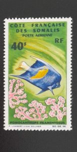 SO) 1966 FRENCH COAST OF SOMALIS, FISH, MNH