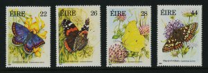 Ireland 612-5 MNH Butterflies, Flowers