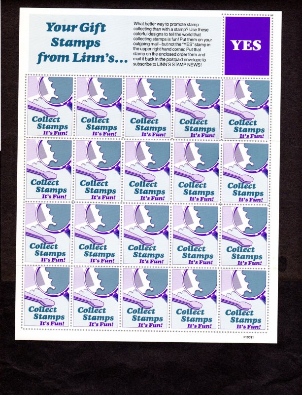 US Linn's Collect Stamps Seals.    Lot 230721 -01
