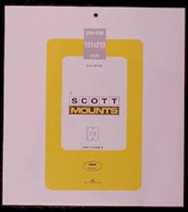 Scott/Prinz Pre-Cut Souvenir Sheets Small Panes Stamp Mounts 181x213 #1034 Clear