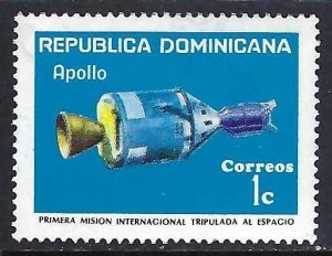 Dominican Republic 742 VFU SPACE O780-1