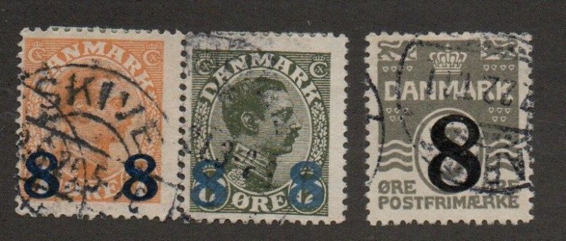 Denmark 161-163 Used Sets