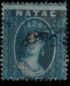 Natal 1860 Used SC 9 SCV $60.00